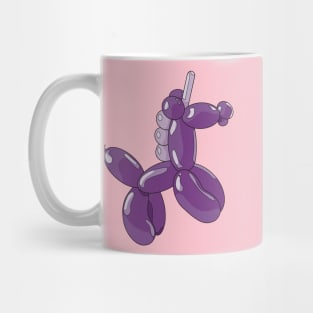 A light and dark purple unicorn ballon Mug